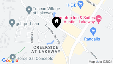 Map of 2051 Lohmans SPUR, Austin TX, 78738