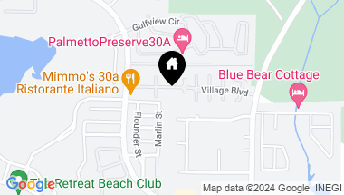 Map of 124 Village Boulevard, 823, Santa Rosa Beach FL, 32459