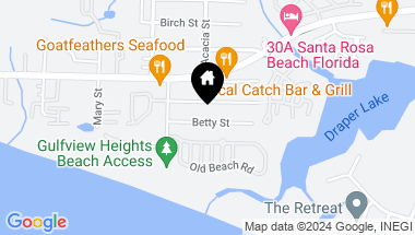 Map of 95 Betty Street, Santa Rosa Beach FL, 32459