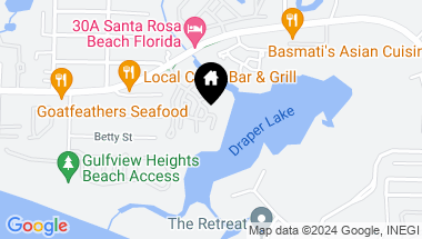 Map of 8-9 Sinclair Lane, Santa Rosa Beach FL, 32459