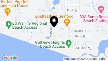 Map of 45 Mary Street, Santa Rosa Beach FL, 32459