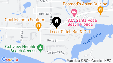 Map of 44 Vicki Street, Santa Rosa Beach FL, 32459