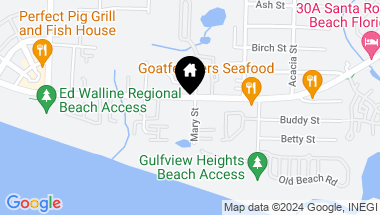 Map of Lot 2 Mary Street, Santa Rosa Beach FL, 32459