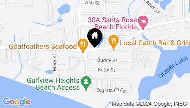 Map of Lot 2 W County Hwy 30A, Santa Rosa Beach FL, 32459