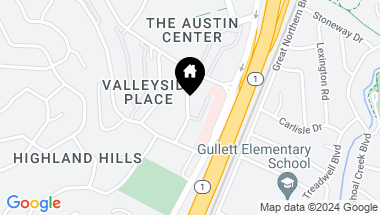 Map of 6533 E Hill DR # 16, Austin TX, 78731