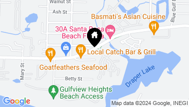 Map of 3635 W CO Hwy 30A, Santa Rosa Beach FL, 32459