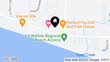 Map of 145 Spires Lane, 402, Santa Rosa Beach FL, 32459