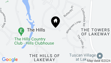 Map of 11 Hedgebrook WAY, The Hills TX, 78738