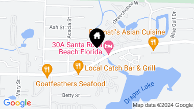 Map of 38 Thistle Lane, Santa Rosa Beach FL, 32459