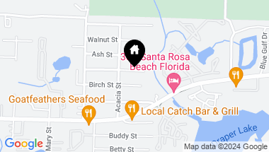 Map of 186 Bramble Street, Santa Rosa Beach FL, 32459