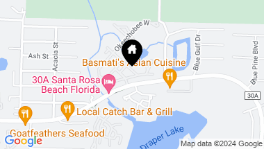 Map of 11 Lanier, Santa Rosa Beach FL, 32459