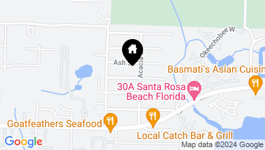 Map of 99 Bramble Street, Santa Rosa Beach FL, 32459