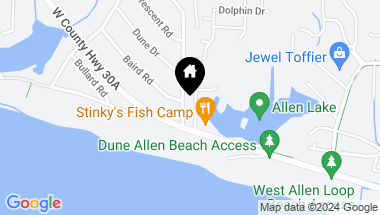 Map of 52 Hilltop Drive, Santa Rosa Beach FL, 32459