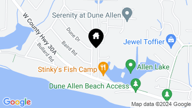 Map of 124 Hilltop Drive, Santa Rosa Beach FL, 32459