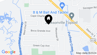 Map of 1136 SEBAGO Avenue S, Atlantic Beach FL, 32233