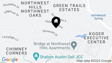 Map of 7518 Stonecliff DR, Austin TX, 78731