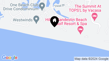 Map of 4106 Beachside One Drive, # 4106, Miramar Beach FL, 32550
