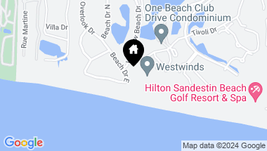 Map of 111 E Beach Drive, Miramar Beach FL, 32550