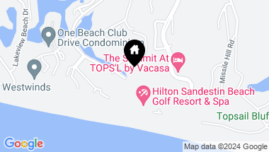Map of 5002 S Sandestin South Boulevard, # 7222/7224, Miramar Beach FL, 32550