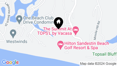 Map of 5002 S Sandestin Boulevard, # 6922, Miramar Beach FL, 32550