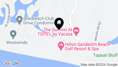 Map of 5002 S Sandestin Boulevard, # 6322/6324, Miramar Beach FL, 32550