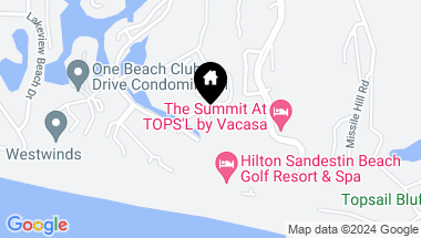 Map of 5000 Sandestin Blvd S Boulevard, 6908, Miramar Beach FL, 32550
