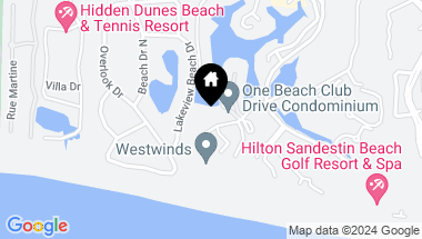 Map of 1 Beach Club Drive, PH 5, Miramar Beach FL, 32550