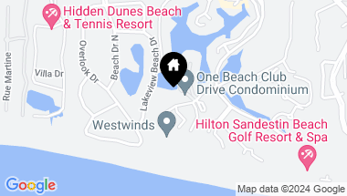 Map of 1 Beach Club Drive, UNIT 503, Sandestin FL, 32550