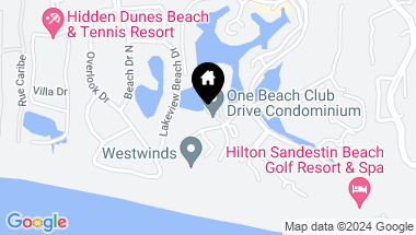 Map of 1 Beach Club Drive, 1806, Miramar Beach FL, 32550