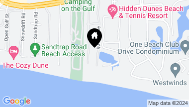 Map of 296 Rue Caribe, Miramar Beach FL, 32550