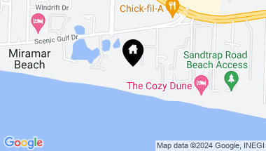 Map of 219 Scenic Gulf Drive, UNIT 1520, Miramar Beach FL, 32550