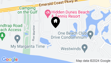 Map of 240 Overlook Drive, Miramar Beach FL, 32550