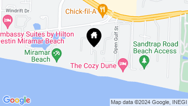 Map of 148 Norwood Drive, Miramar Beach FL, 32550