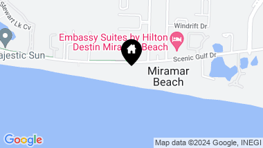 Map of 739 Scenic Gulf Drive, Miramar Beach FL, 32550