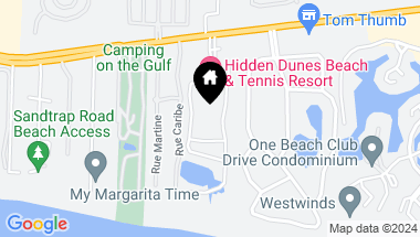 Map of 9815 W US Highway 98, unit 206, Miramar Beach FL, 32550