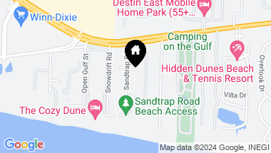 Map of 28 Spyglass Drive, Miramar Beach FL, 32550
