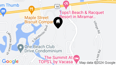 Map of 5307 Tivoli Drive, Miramar Beach FL, 32550