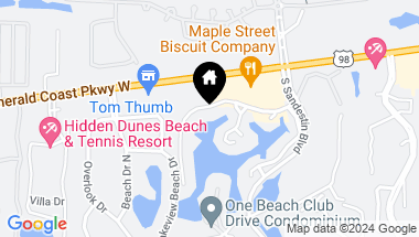 Map of 5164 Beachwalk Drive, Miramar Beach FL, 32550