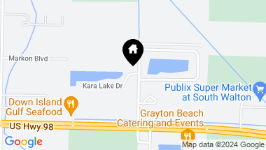 Map of 22 Kara Lake Drive, Santa Rosa Beach FL, 32459