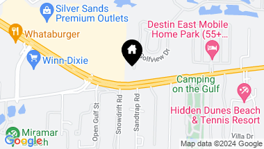 Map of 375 Golfview Drive, Miramar Beach FL, 32550
