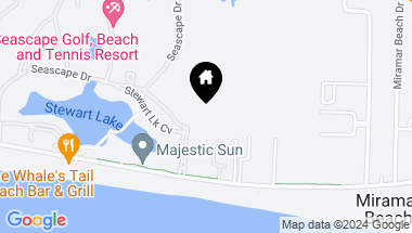 Map of 100 Seascape Drive, Miramar Beach FL, 32550