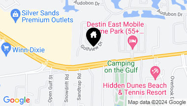 Map of 379 Golfview Drive, Miramar Beach FL, 32550
