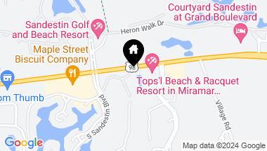 Map of 5381 Pine Ridge Lane, 5381, Miramar Beach FL, 32550