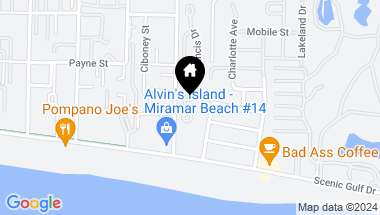 Map of 23-27 St Francis Drive S, Miramar Beach FL, 32550
