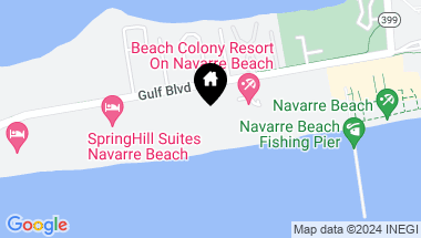Map of 8477 Gulf Boulevard 1101, Navarre FL, 32566