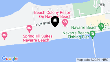 Map of 8477 Gulf Boulevard, APT 1101, Navarre FL, 32566