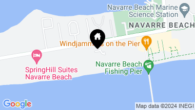 Map of 8501 Gulf Blvd # 1D Unit: W-1D, Navarre Beach FL, 32566