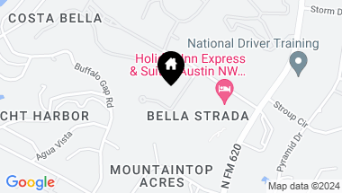 Map of 108 Bella Strada CV, Austin TX, 78734
