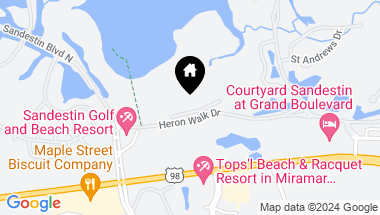 Map of 8980 W Heron Walk Drive, 8980, Miramar Beach FL, 32550
