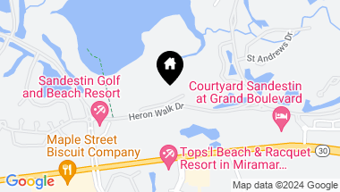 Map of 9000 E Heron Walk Drive, 4103, Miramar Beach FL, 32550